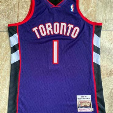 Tracey McGrady Toronto Raptors #1 Mitchell and Ness Jersey