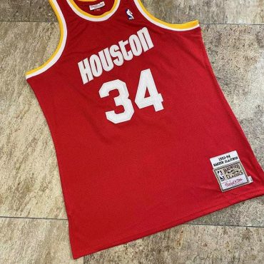 Hakeem Olajuwon Houston Rockets #34 Mitchel and Ness Jersey