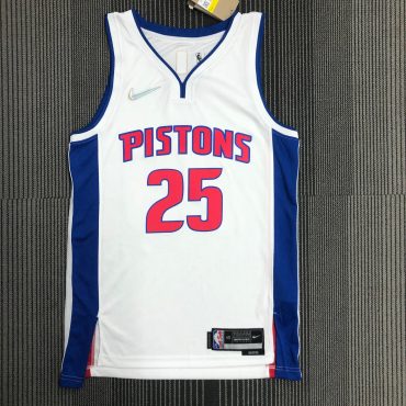 Derrick Rose Detroit Pistons #25 Swingman Jersey