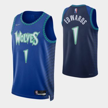 Anthony Edwards Minnesota Timberwolves #1 Swingman Jersey