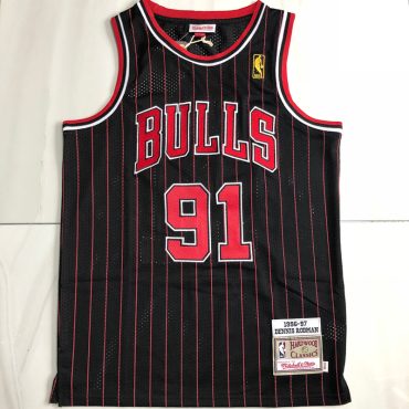 Dennis Rodman Chicago Bulls #91 Mitchell Ness Jersey