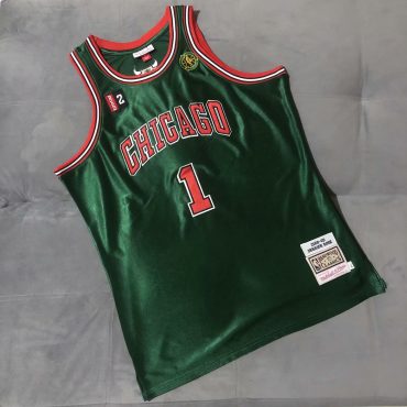 Derrick Rose Chicago Bulls #1 Hardwood Classics Mitchell And Ness Jersey