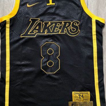 Kobe Bryant LA Lakers Gold Edition Commemorative Jersey #8
