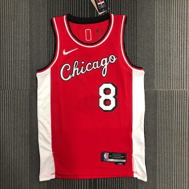 Zach LaVine Chicago Bulls #8 Throwback Swingman Jersey