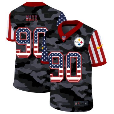 T.J. Watt Pittsburgh Steelers #90 Camo