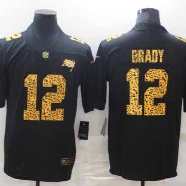 Tom Brady Tampa Bay Bucaneers #12 Black