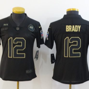 Tom Brady Tampa Bay Bucaneers #12 Black