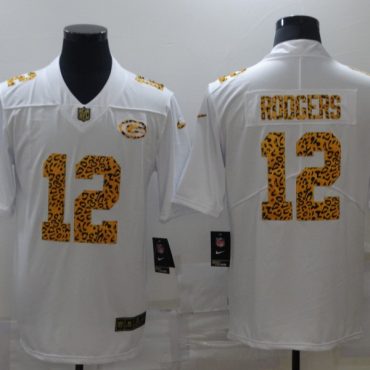 Aaron Rodgers Green Bay Packers #12 White
