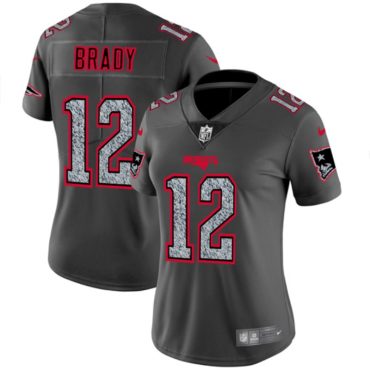 Tom Brady New England Patriots #12 Grey