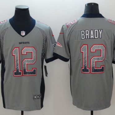 Tom Brady New England Patriots #12 Grey