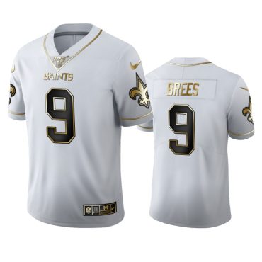 Drew Brees New Orleans Saints #9 White
