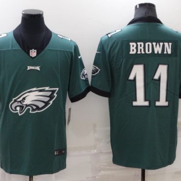 AJ Brown Philadelphia Eagles # 11 Green