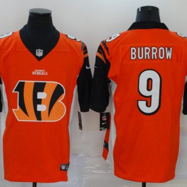 Joe Burrow Cincinnati Bengals #9 Orange