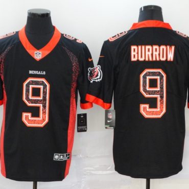 Joe Burrow Cincinnati Bengals #9 Black