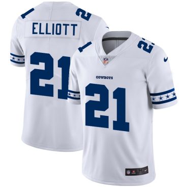 Ezekiel Elliott Dallas Cowboys #21 White