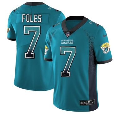 Nick Foles Jacksonville Jaguars #7 Aqua