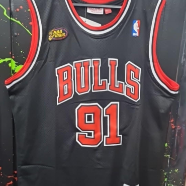 Dennis Rodman Chicago Bulls #91 Mitchell Ness Jersey