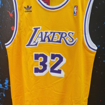 Magic Johnson Los Angeles Lakers #32 Mitchell Ness Jersey