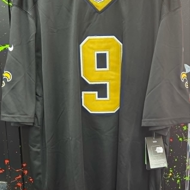 Drew Brees New Orleans Saints #9 Black