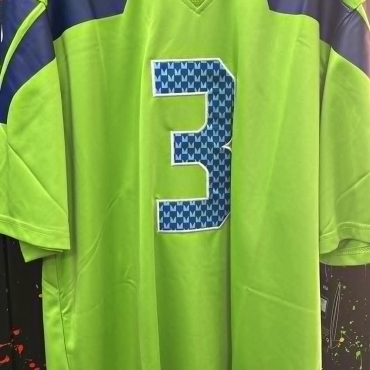 Russell Wilson Seattle Seahawks #3 Green