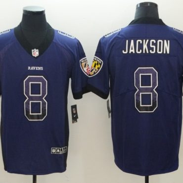 Lamar Jackson Baltimore Ravens #8 Blue