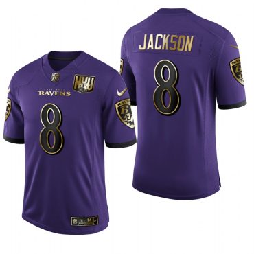 Lamar Jackson Baltimore Ravens #8 Purple