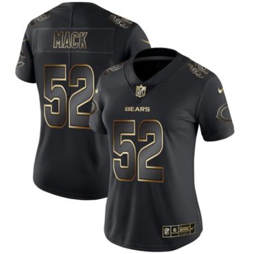 Khalil Mack Chicago Bears #52 Black And Gold