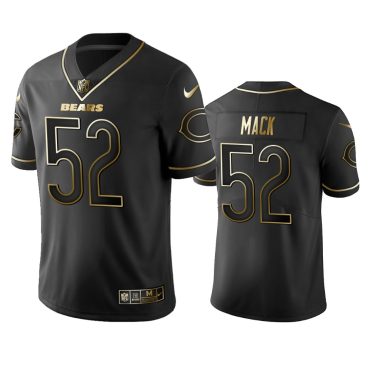 Khalil Mack Chicago Bears #52 Black And Gold