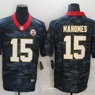 Patrick Mahomes Kansas City Chiefs #15 Camo