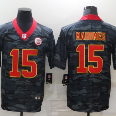 Patrick Mahomes Kansas City Chiefs #15 Camo