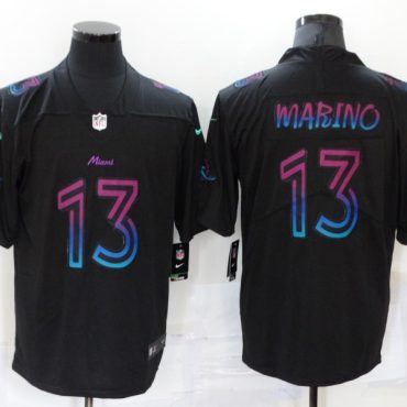 Dan Marino Miami Dolphins #13 Black