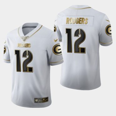 Aaron Rodgers Green Bay Packers #12 White