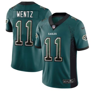 Carson Wentz Philadelphia Eagles #11 Green