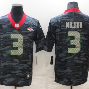 Russell Wilson Denver Broncos #3 Camo