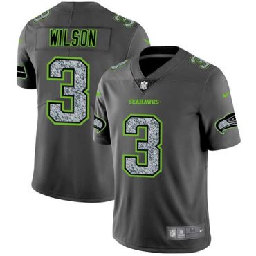 Russell Wilson Seattle Seahawks #3 Grey
