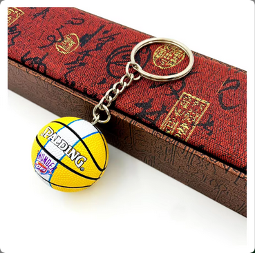 Basketball Keyring - Oklahoma City Thunder