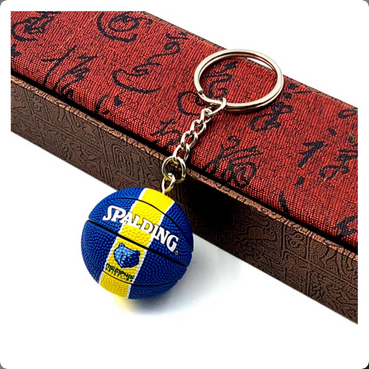 Basketball Keyring - Memphis Grizzlies