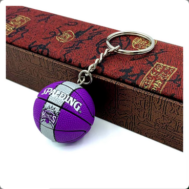 Basketball Keyring - Sacramento Kings