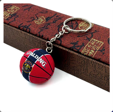Basketball Keyring - Denver Nuggets