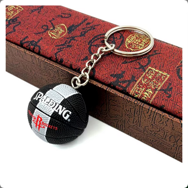 Basketball Keyring - Houston Rockets