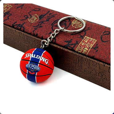 Basketball Keyring - New Orleans Pelicans