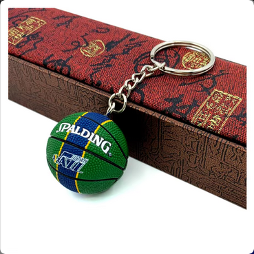 Basketball Keyring - Utah Jazz