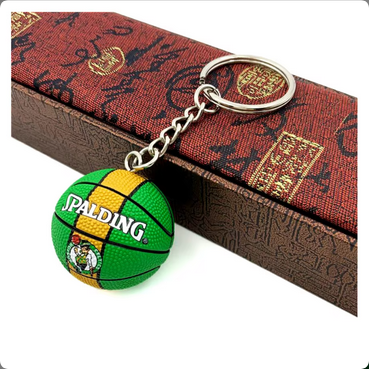 Basketball Keyring - Boston Celtics