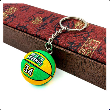 Basketball Keyring - Giannis Antetokounmpo
