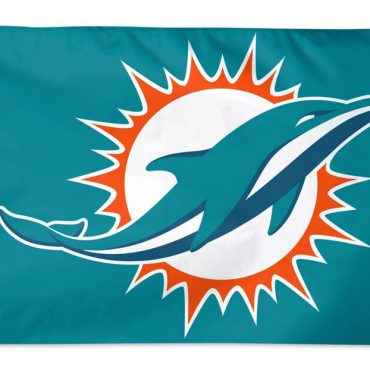 Miami Dolphins Team Flag 90cm X 150cm
