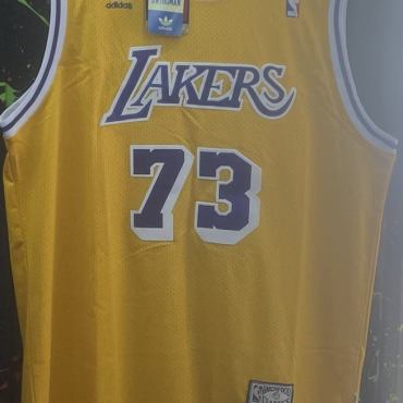 Dennis Rodman LA Lakers #73 Mitchell Ness Jersey
