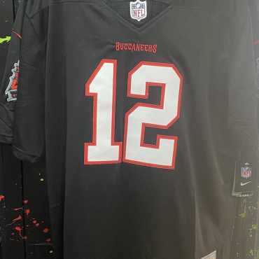 Tom Brady Tampa Bay Buccaneers #12 Black