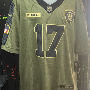 Davante Adams Las Vegas Raiders #17 Olive Green
