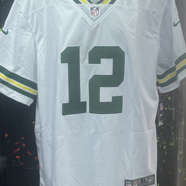Aaron Rodgers Green Bay Packers #12 White