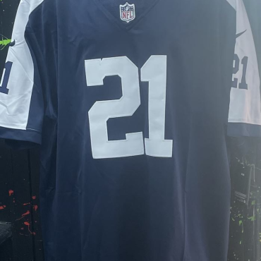 Ezekiel Elliott Dallas Cowboys #21 Blue